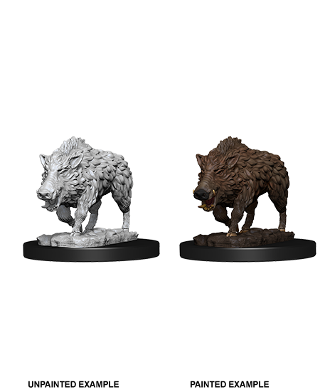 Pathfinder Battles Unpainted Minis - Wild Boar | Galactic Gamez