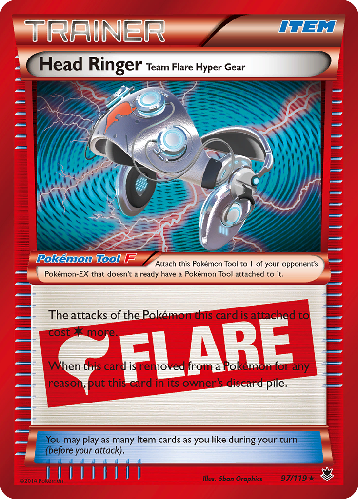 Head Ringer Team Flare Hyper Gear (97/119) [XY: Phantom Forces] | Galactic Gamez