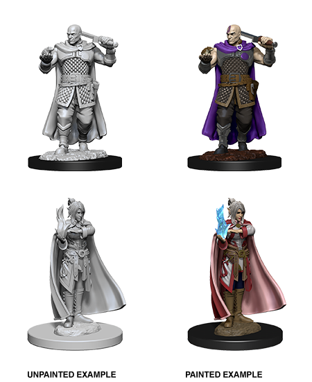 D&D Nolzur's Marvelous Miniatures: Human Ranger & Moon Elf Sorcerer | Galactic Gamez