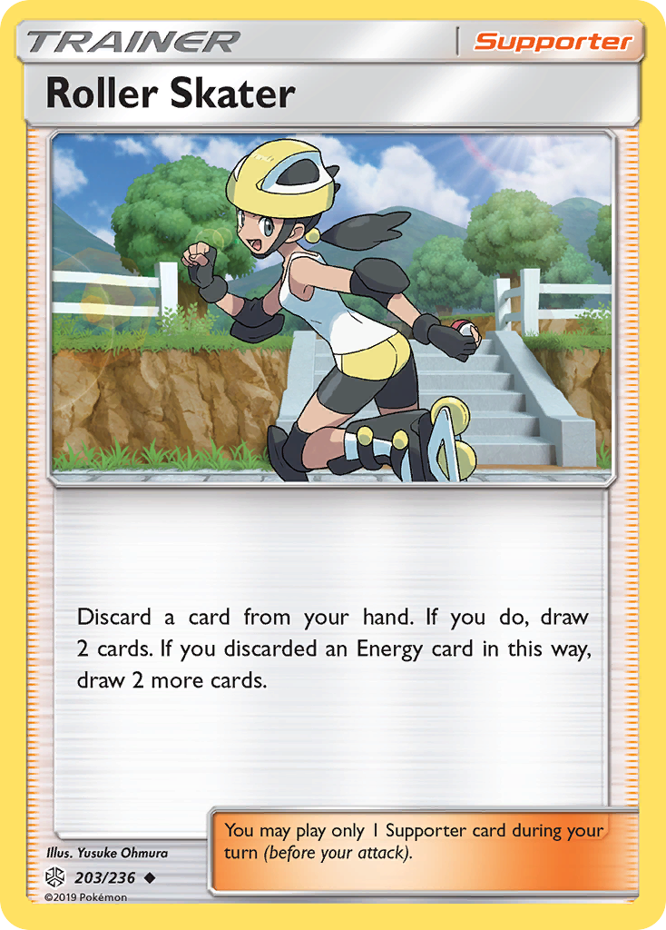 Roller Skater (203/236) [Sun & Moon: Cosmic Eclipse] | Galactic Gamez