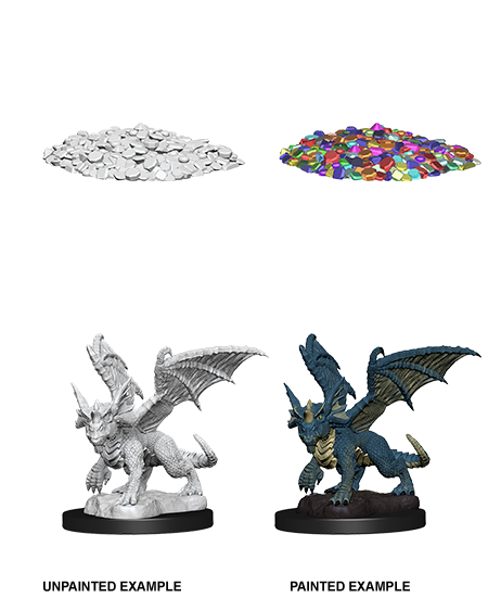D&D Nolzur's Marvelous Miniatures: Blue Dragon Wyrmling | Galactic Gamez