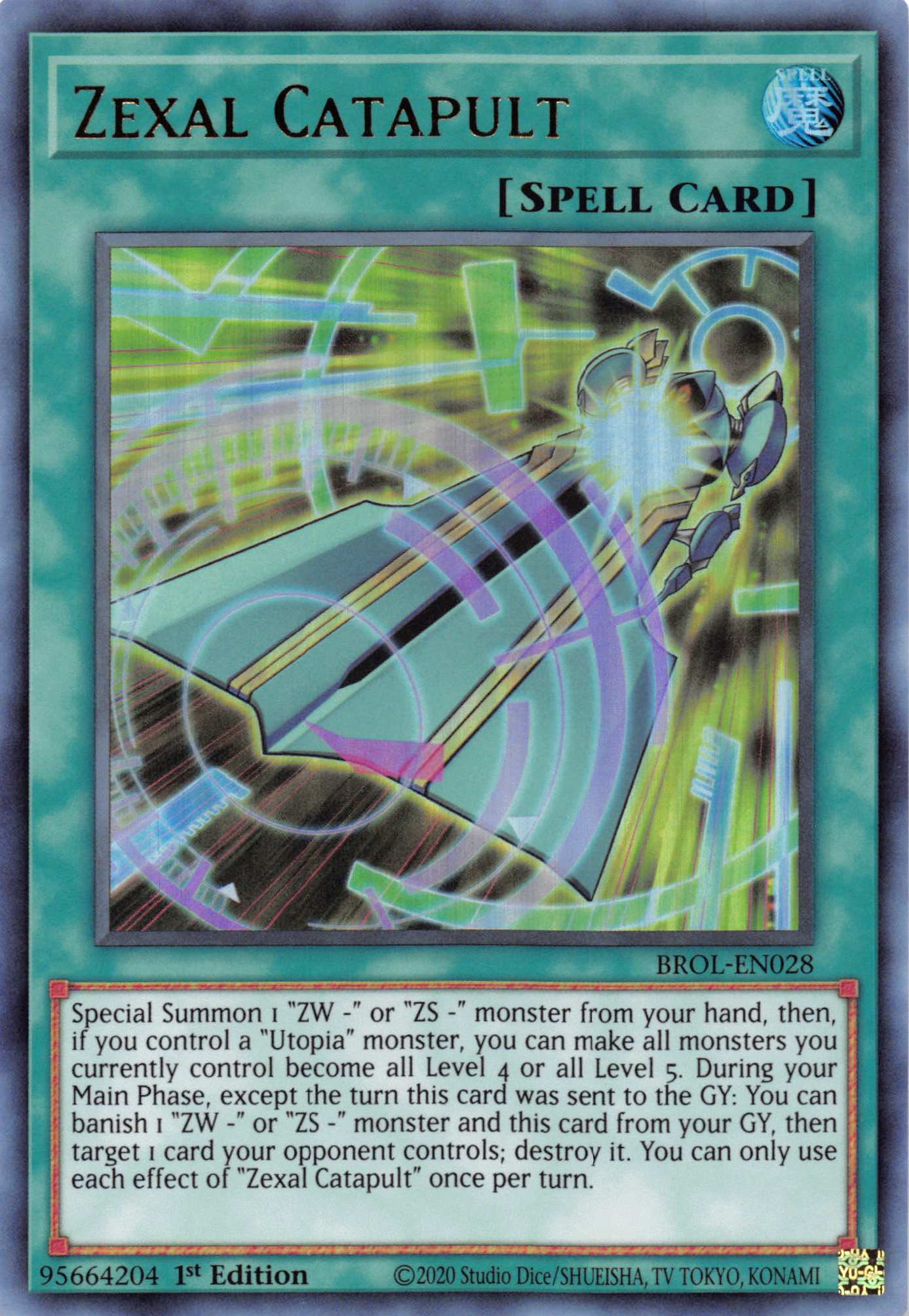 Zexal Catapult [BROL-EN028] Ultra Rare | Galactic Gamez