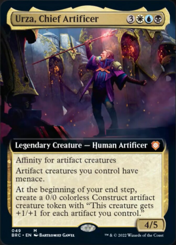 Urza, Chief Artificer (Extended Art) [The Brothers' War Commander] | Galactic Gamez