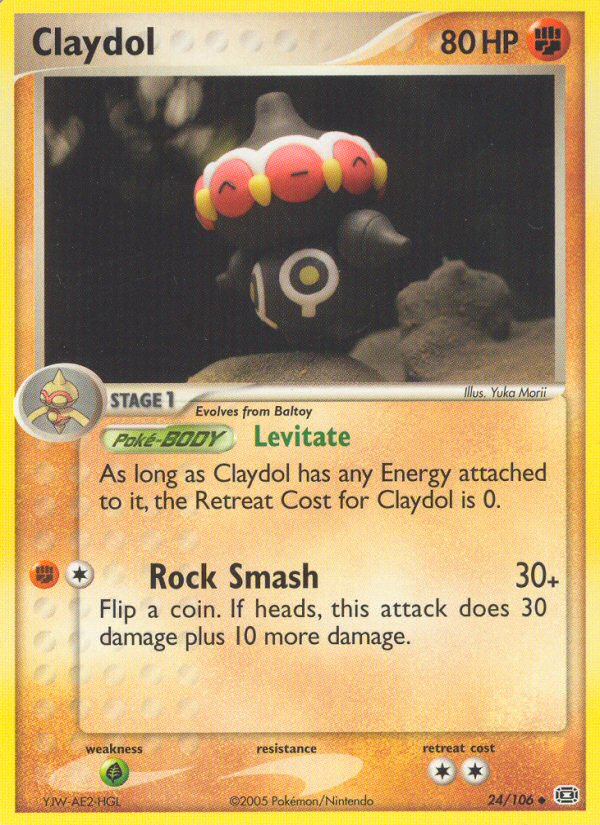 Claydol (24/106) [EX: Emerald] | Galactic Gamez