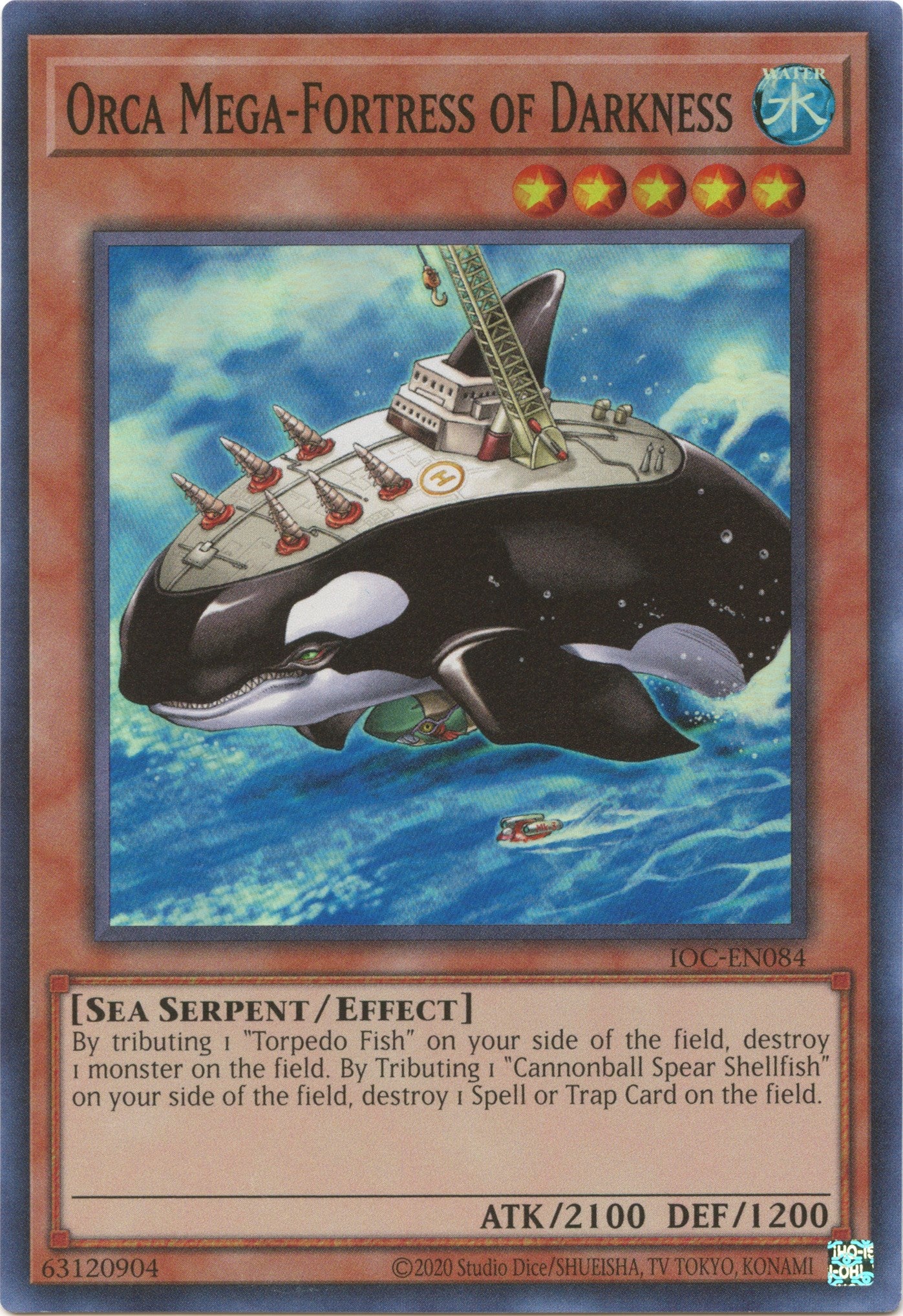 Orca Mega-Fortress of Darkness (25th Anniversary) [IOC-EN084] Super Rare | Galactic Gamez