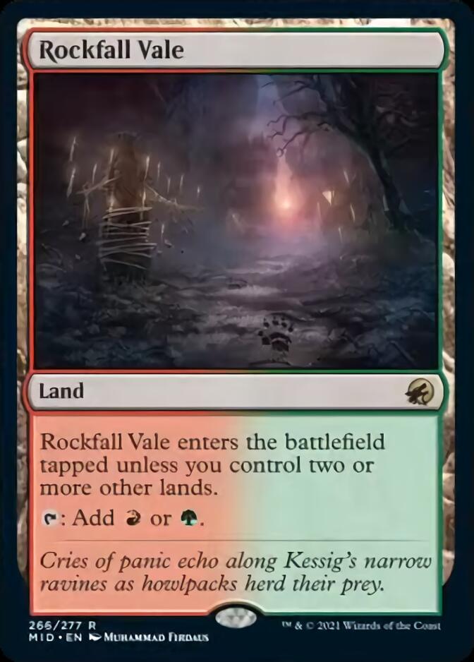 Rockfall Vale [Innistrad: Midnight Hunt] | Galactic Gamez