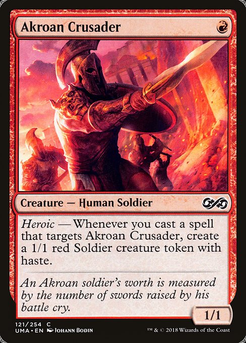 Akroan Crusader [Ultimate Masters] | Galactic Gamez