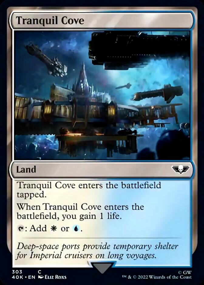 Tranquil Cove (Surge Foil) [Universes Beyond: Warhammer 40,000] | Galactic Gamez