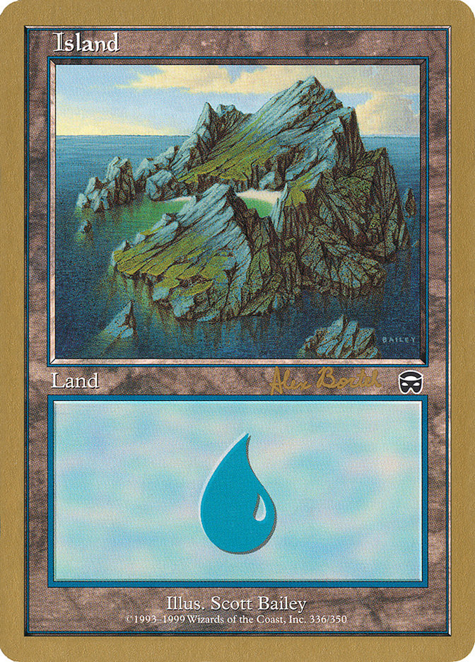 Island (ab336) (Alex Borteh) [World Championship Decks 2001] | Galactic Gamez