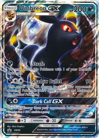 Umbreon GX (SM36) (Jumbo Card) [Sun & Moon: Black Star Promos] | Galactic Gamez