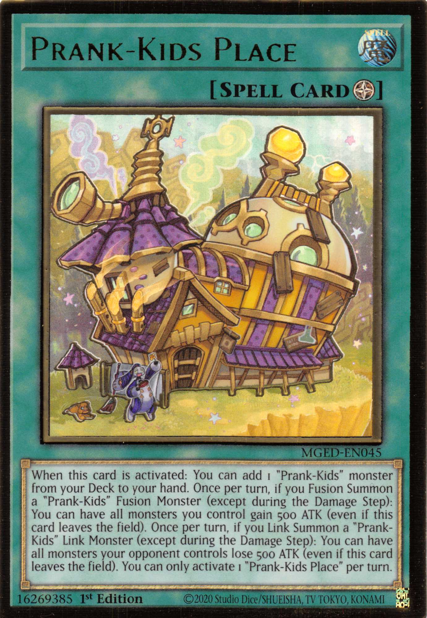 Prank-Kids Place [MGED-EN045] Gold Rare | Galactic Gamez