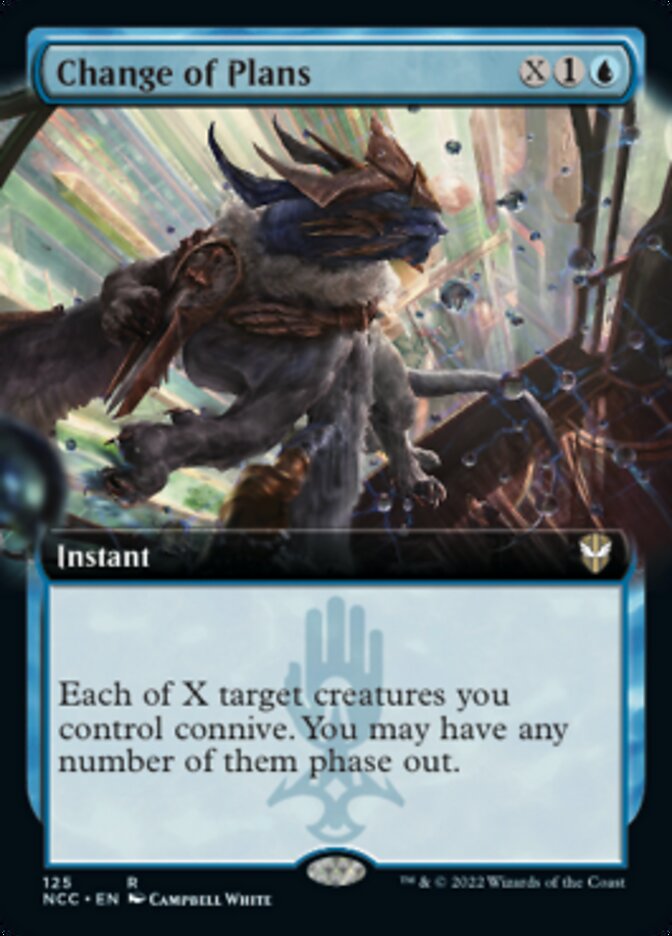 Change of Plans (Extended Art) [Streets of New Capenna Commander] | Galactic Gamez