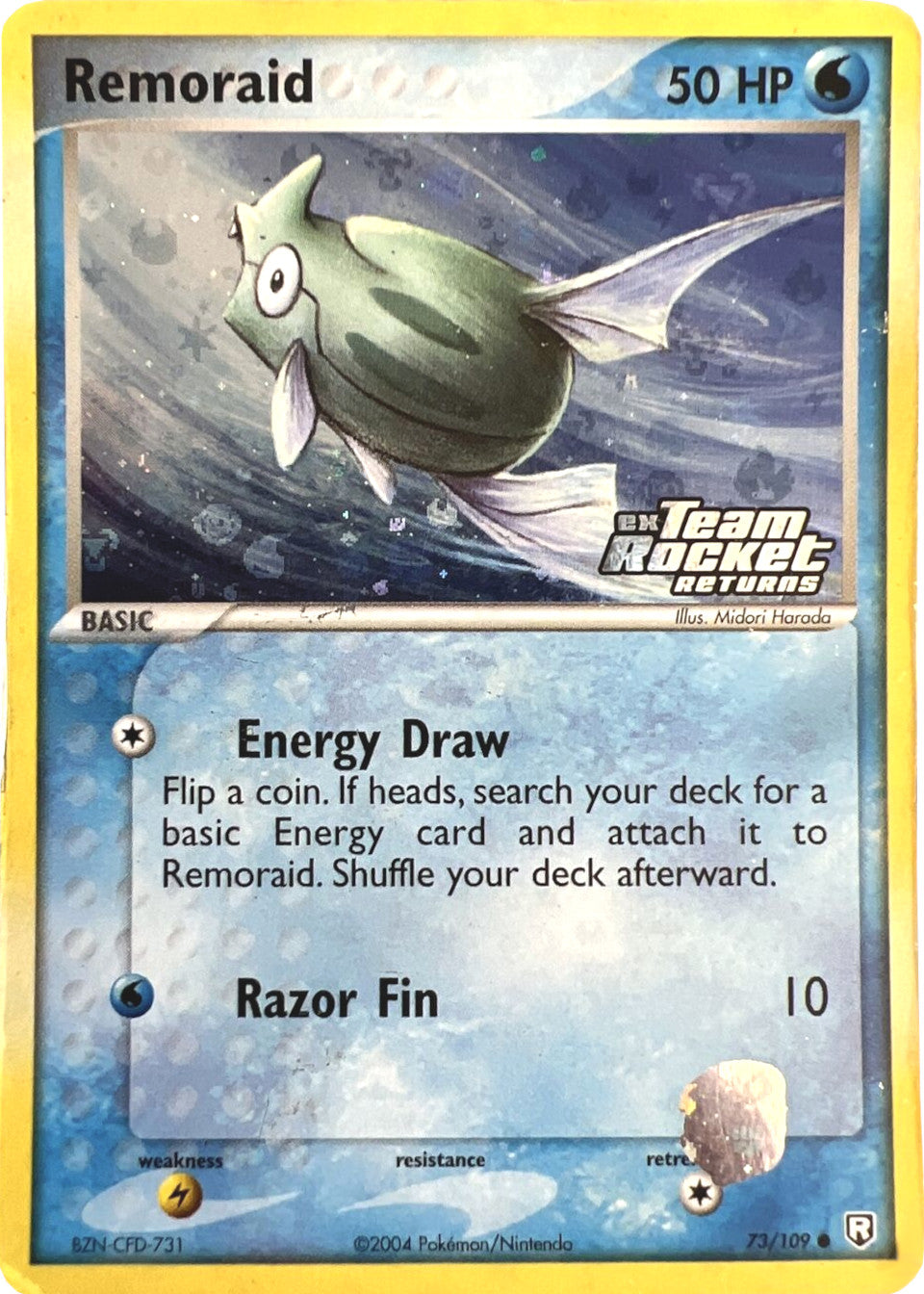 Remoraid (73/109) (Stamped) [EX: Team Rocket Returns] | Galactic Gamez