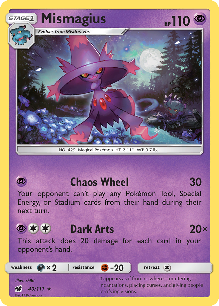 Mismagius (40/111) [Sun & Moon: Crimson Invasion] | Galactic Gamez