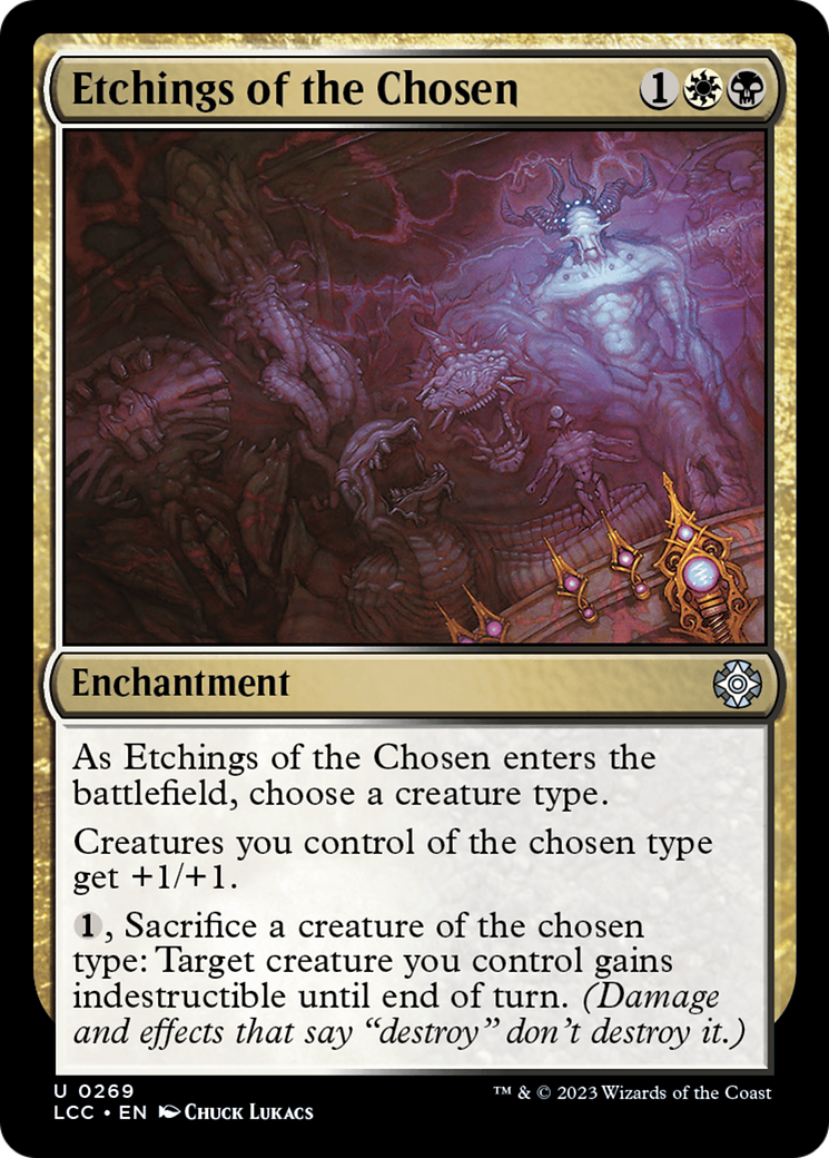 Etchings of the Chosen [The Lost Caverns of Ixalan Commander] | Galactic Gamez