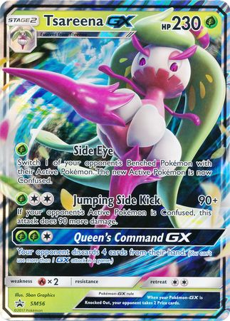 Tsareena GX (SM56) (Jumbo Card) [Sun & Moon: Black Star Promos] | Galactic Gamez