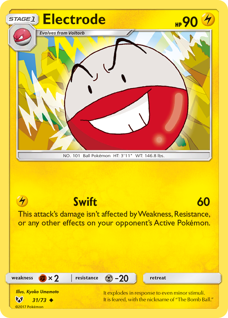 Electrode (31/73) [Sun & Moon: Shining Legends] | Galactic Gamez