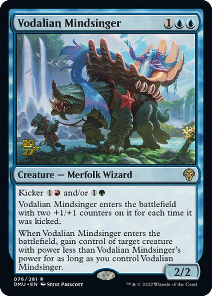 Vodalian Mindsinger [Dominaria United Prerelease Promos] | Galactic Gamez