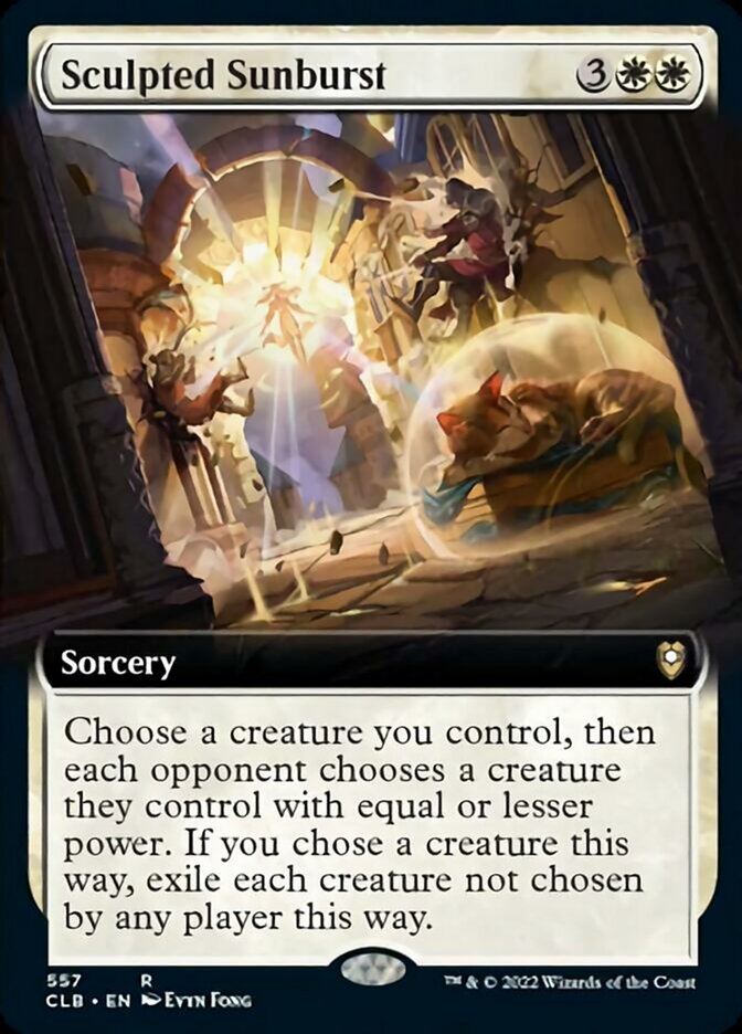 Sculpted Sunburst (Extended Art) [Commander Legends: Battle for Baldur's Gate] | Galactic Gamez