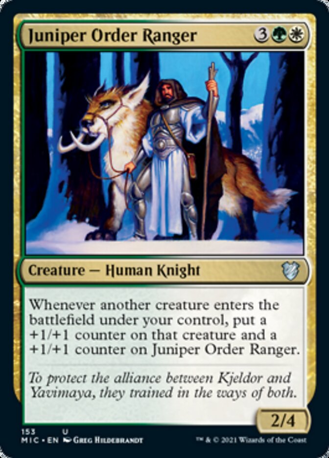 Juniper Order Ranger [Innistrad: Midnight Hunt Commander] | Galactic Gamez