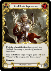 Steelblade Supremacy [U-WTR119] (Welcome to Rathe Unlimited)  Unlimited Rainbow Foil | Galactic Gamez