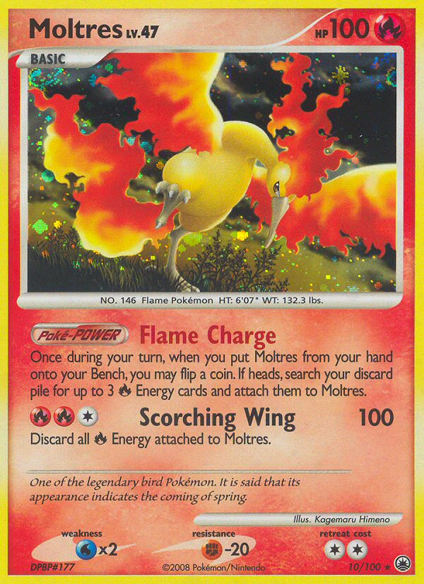 Moltres (10/100) [Diamond & Pearl: Majestic Dawn] | Galactic Gamez