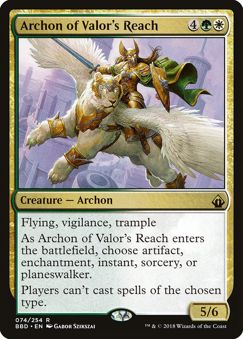 Archon of Valor's Reach [Battlebond] | Galactic Gamez