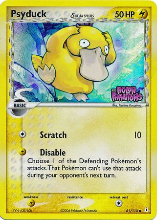 Psyduck (81/110) (Delta Species) (Stamped) [EX: Holon Phantoms] | Galactic Gamez