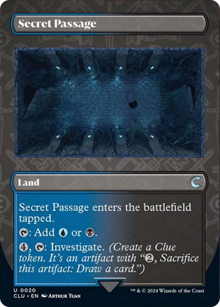 Secret Passage (Borderless) [Ravnica: Clue Edition] | Galactic Gamez