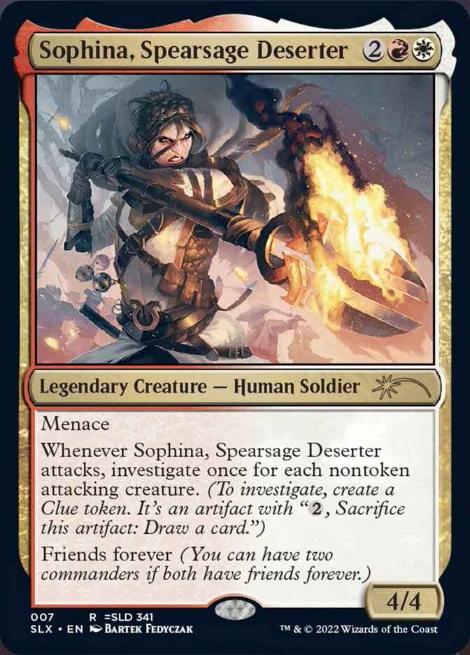 Sophina, Spearsage Deserter [Secret Lair: Universes Within] | Galactic Gamez