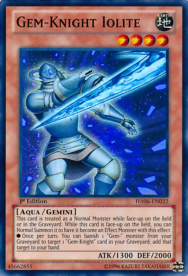 Gem-Knight Iolite [HA06-EN032] Super Rare | Galactic Gamez