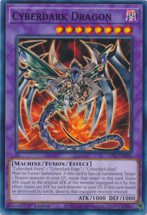 Cyberdark Dragon [LDS1-EN036] Common | Galactic Gamez