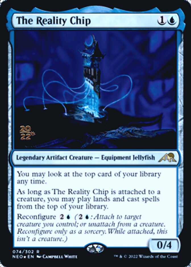 The Reality Chip [Kamigawa: Neon Dynasty Prerelease Promos] | Galactic Gamez