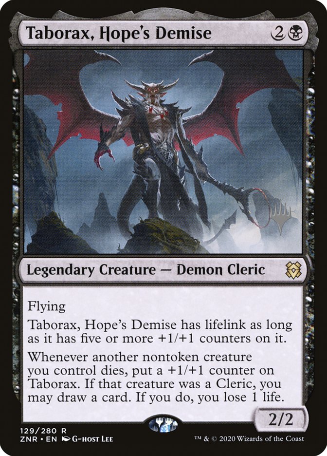 Taborax, Hope's Demise (Promo Pack) [Zendikar Rising Promos] | Galactic Gamez