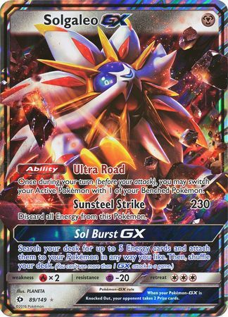 Solgaleo GX (89/149) (Jumbo Card) [Sun & Moon: Base Set] | Galactic Gamez