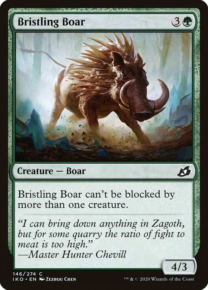 Bristling Boar [Ikoria: Lair of Behemoths] | Galactic Gamez