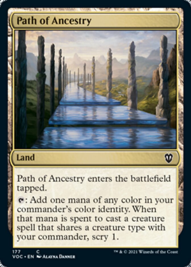 Path of Ancestry [Innistrad: Crimson Vow Commander] | Galactic Gamez