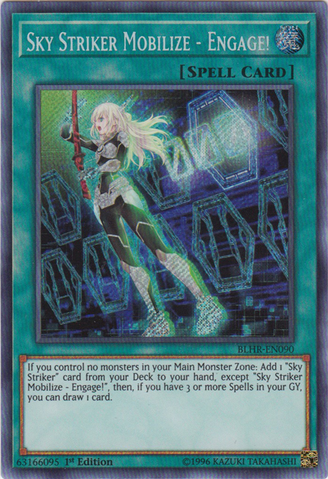 Sky Striker Mobilize - Engage! [BLHR-EN090] Secret Rare | Galactic Gamez