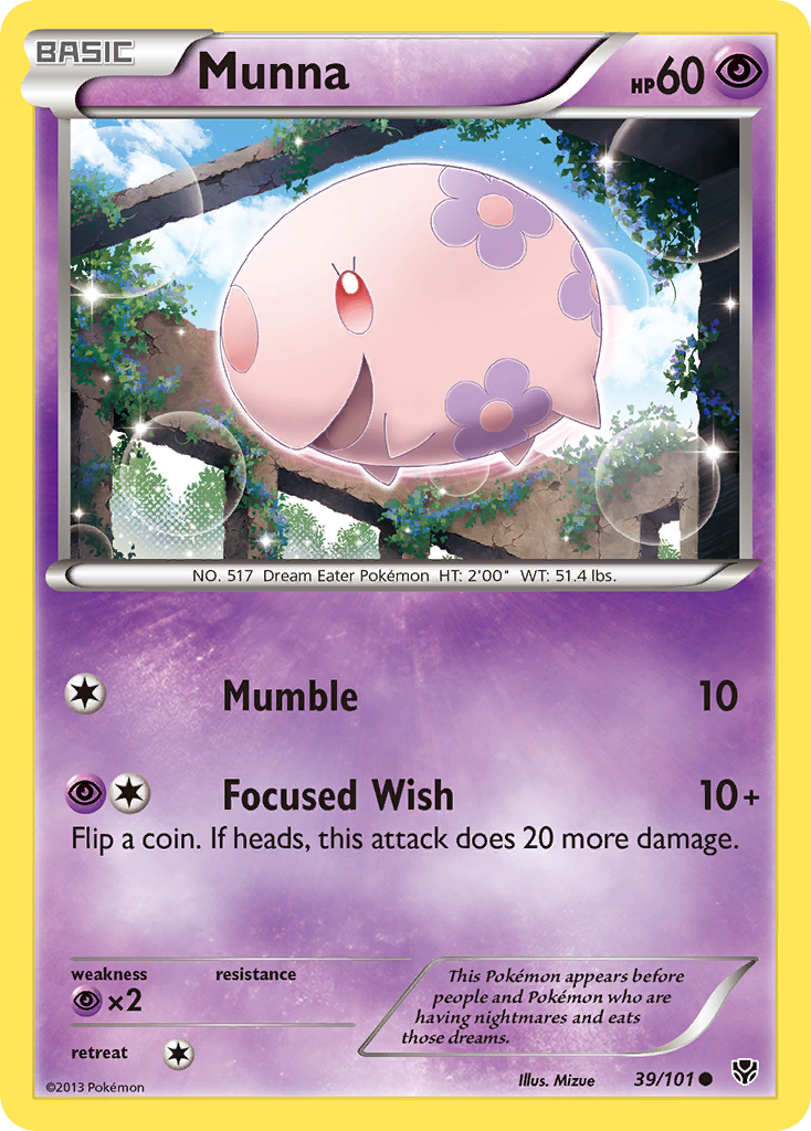 Munna (39/101) [Black & White: Plasma Blast] | Galactic Gamez