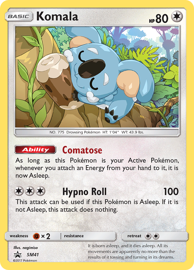 Komala (SM41) [Sun & Moon: Black Star Promos] | Galactic Gamez