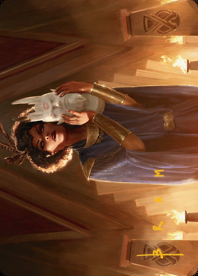 Cormela, Glamour Thief Art Card (Gold-Stamped Signature) [Streets of New Capenna Art Series] | Galactic Gamez