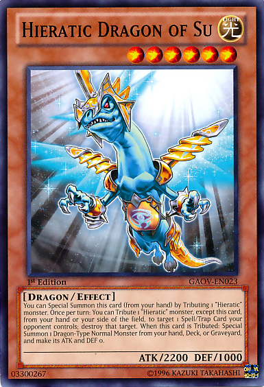 Hieratic Dragon of Su [GAOV-EN023] Common | Galactic Gamez