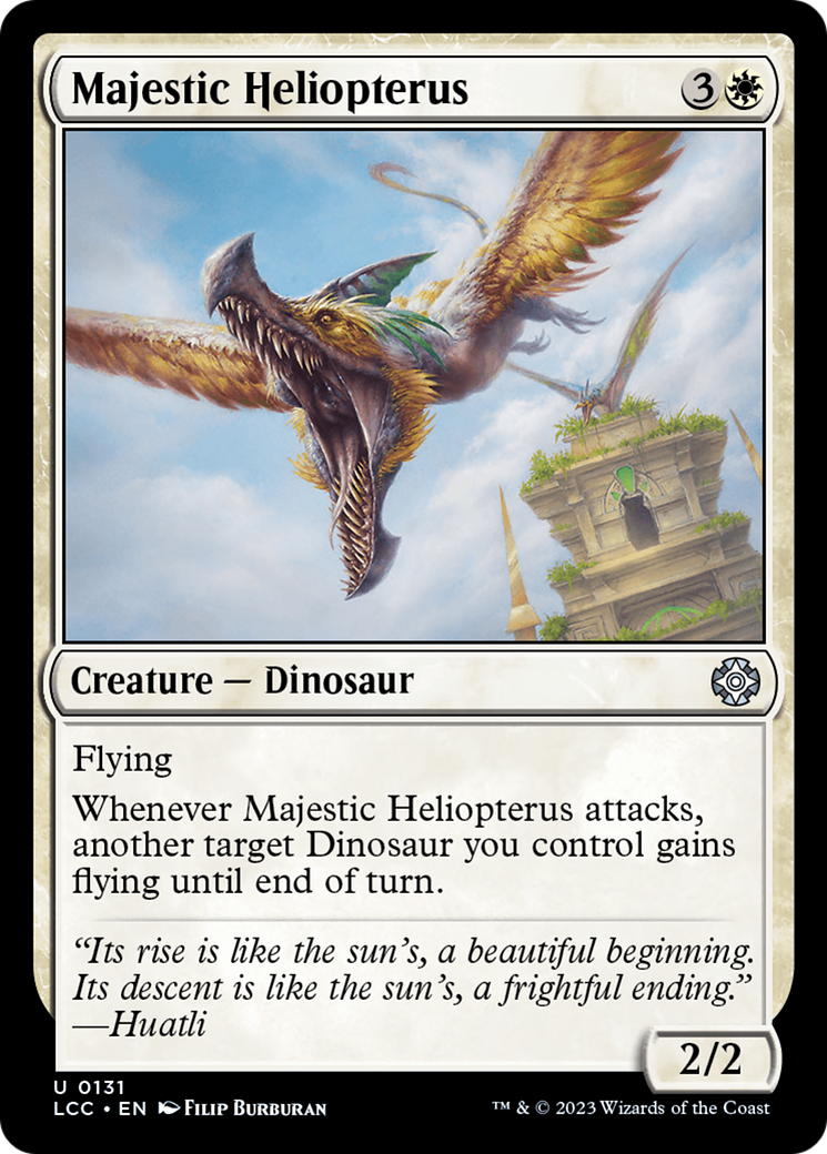 Majestic Heliopterus [The Lost Caverns of Ixalan Commander] | Galactic Gamez