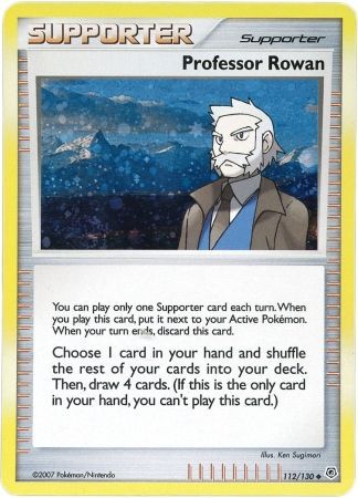 Professor Rowan (112/130) (Cosmos Holo) [Diamond & Pearl: Base Set] | Galactic Gamez