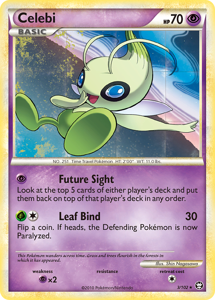 Celebi (3/102) [HeartGold & SoulSilver: Triumphant] | Galactic Gamez