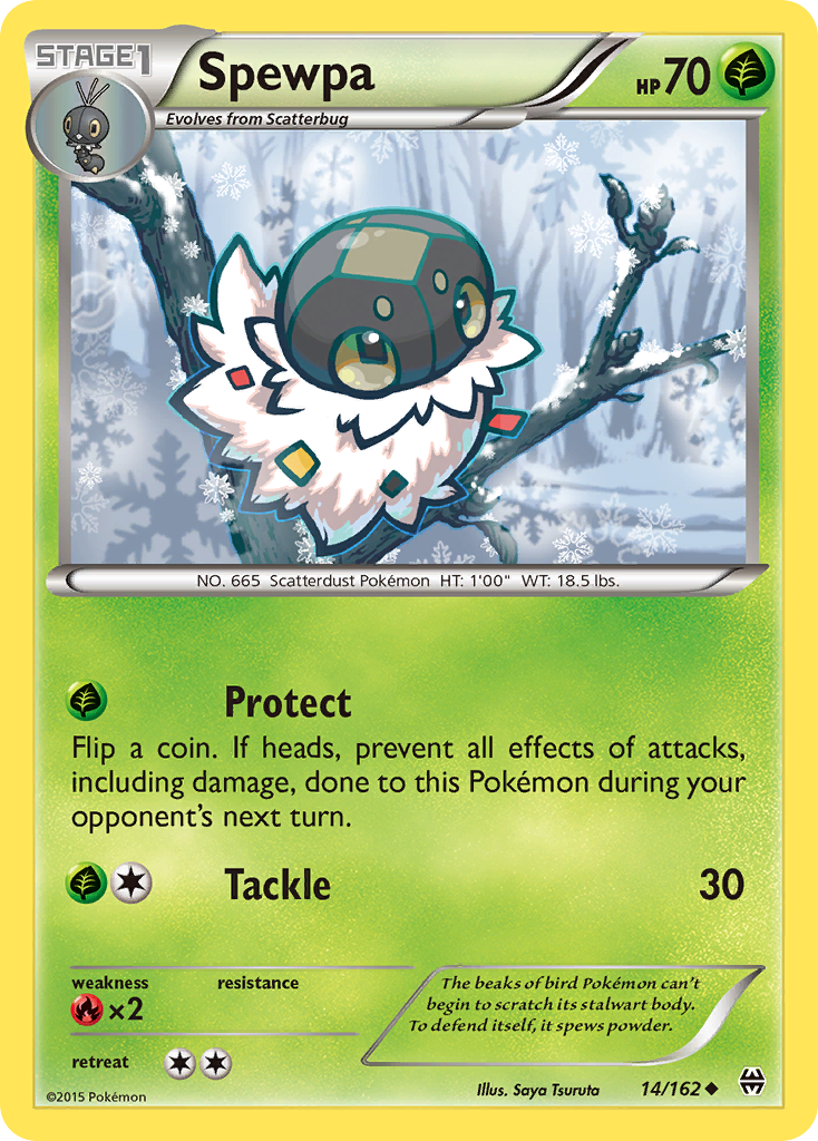 Spewpa (14/162) [XY: BREAKthrough] | Galactic Gamez