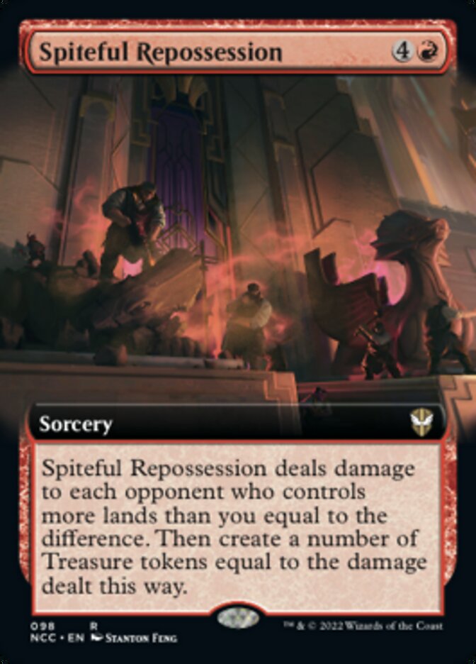 Spiteful Repossession (Extended Art) [Streets of New Capenna Commander] | Galactic Gamez