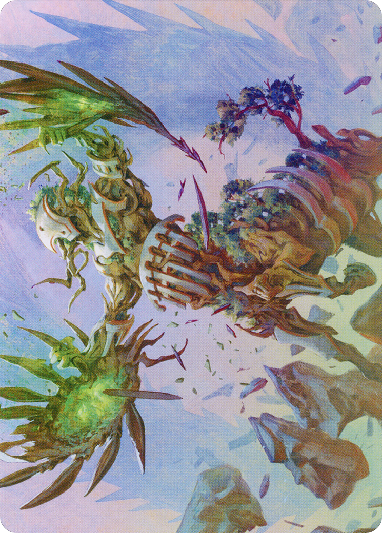 Botanical Brawler Art Card [March of the Machine Art Series] | Galactic Gamez