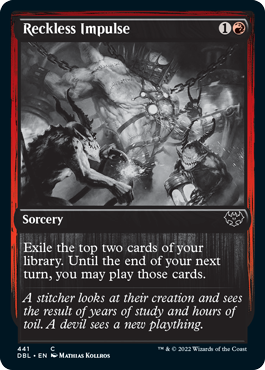 Reckless Impulse [Innistrad: Double Feature] | Galactic Gamez