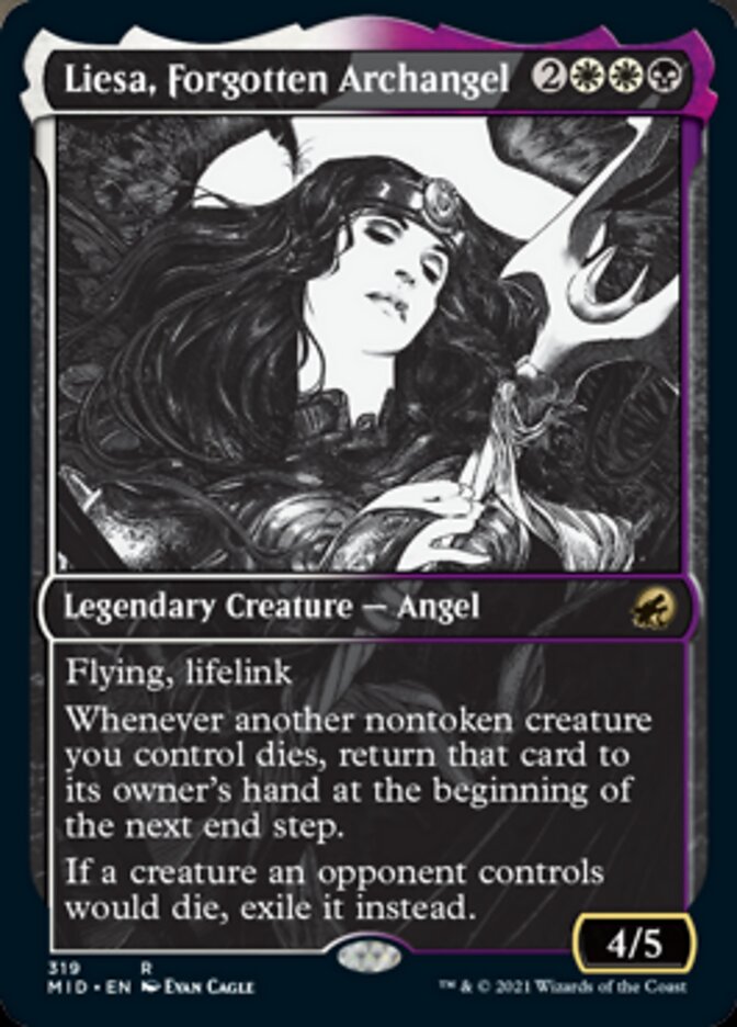 Liesa, Forgotten Archangel (Showcase Eternal Night) [Innistrad: Midnight Hunt] | Galactic Gamez